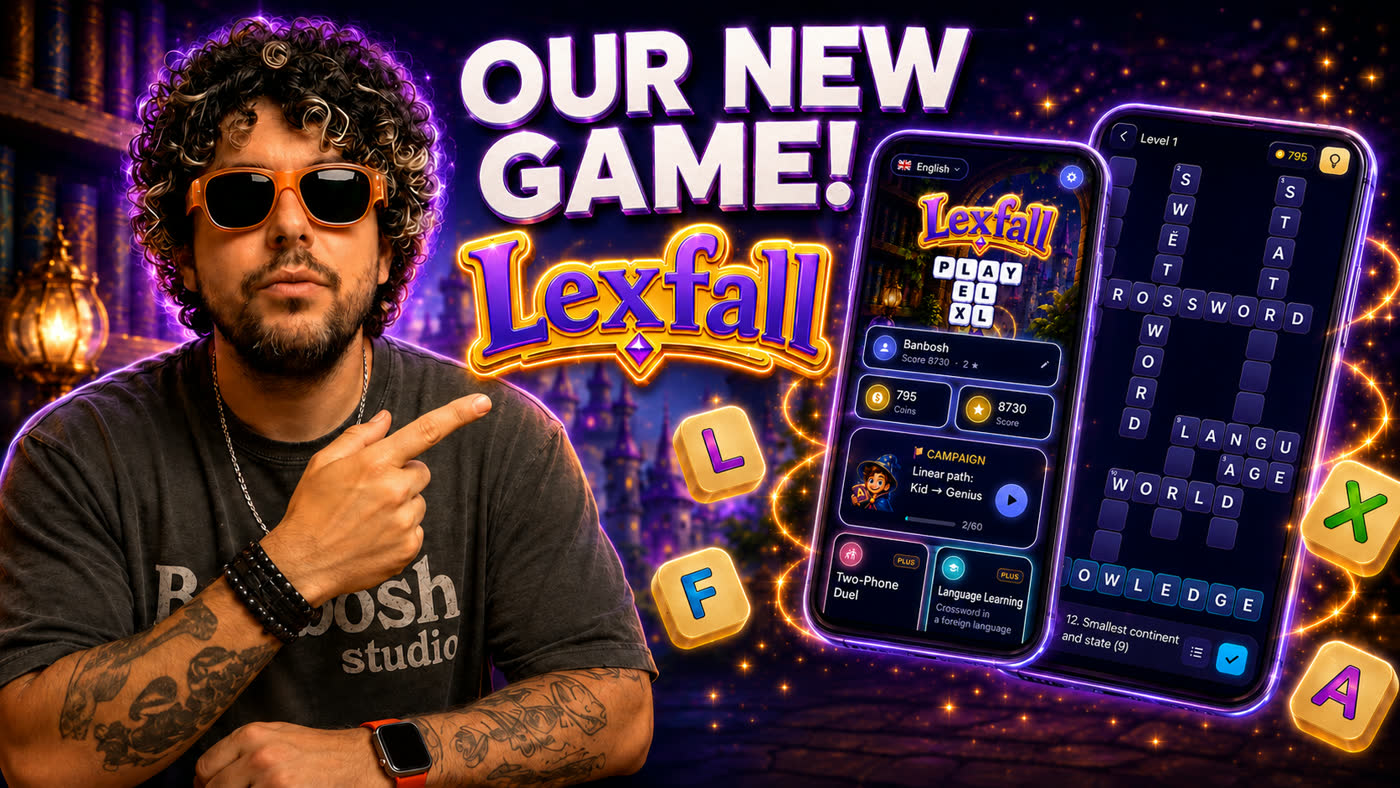 Lexfall — our new word game